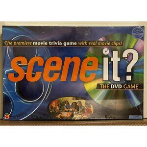Scene It ? The DVD Mattel Board Game Movie Trivia Game Brand New Factory Sealed
